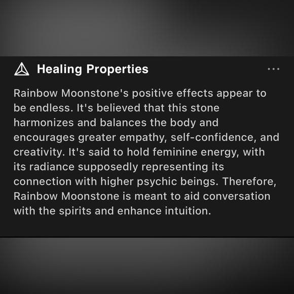 Polished Rainbow Moonstone - Picture 3 of 3